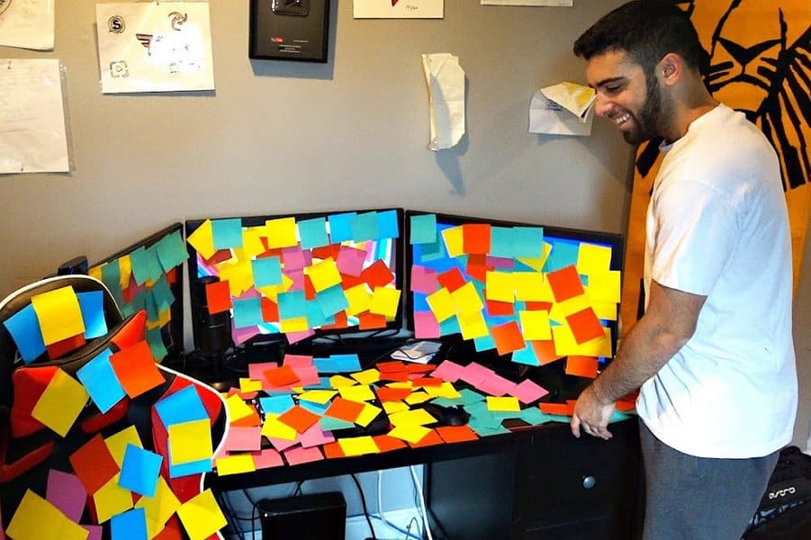 The Sticky Notes Prank