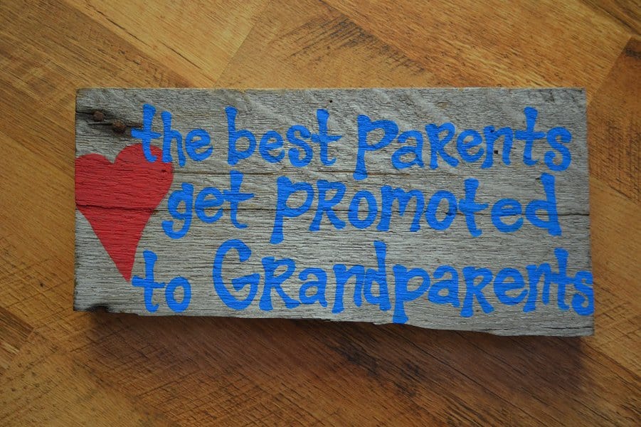 The best parents get promoted to grandparents