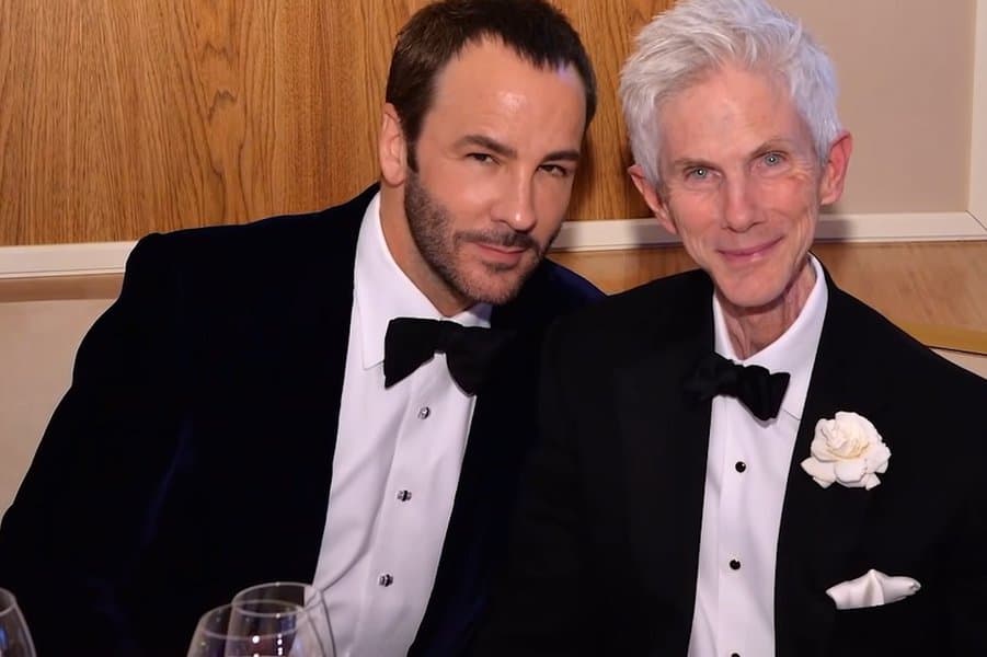 Tom Ford and Richard Buckley
