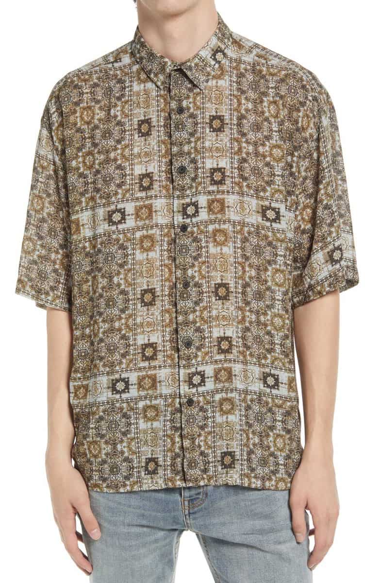 Topman Bandana Print Shirt