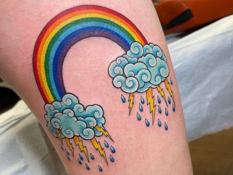 Traditional Rainbow Tattoos