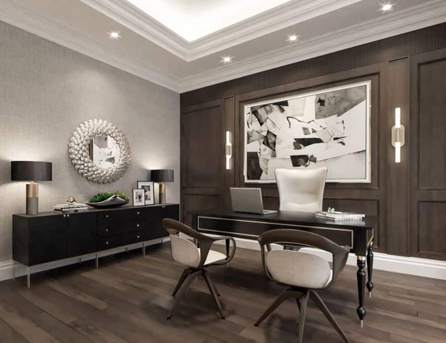 traditional luxury home office