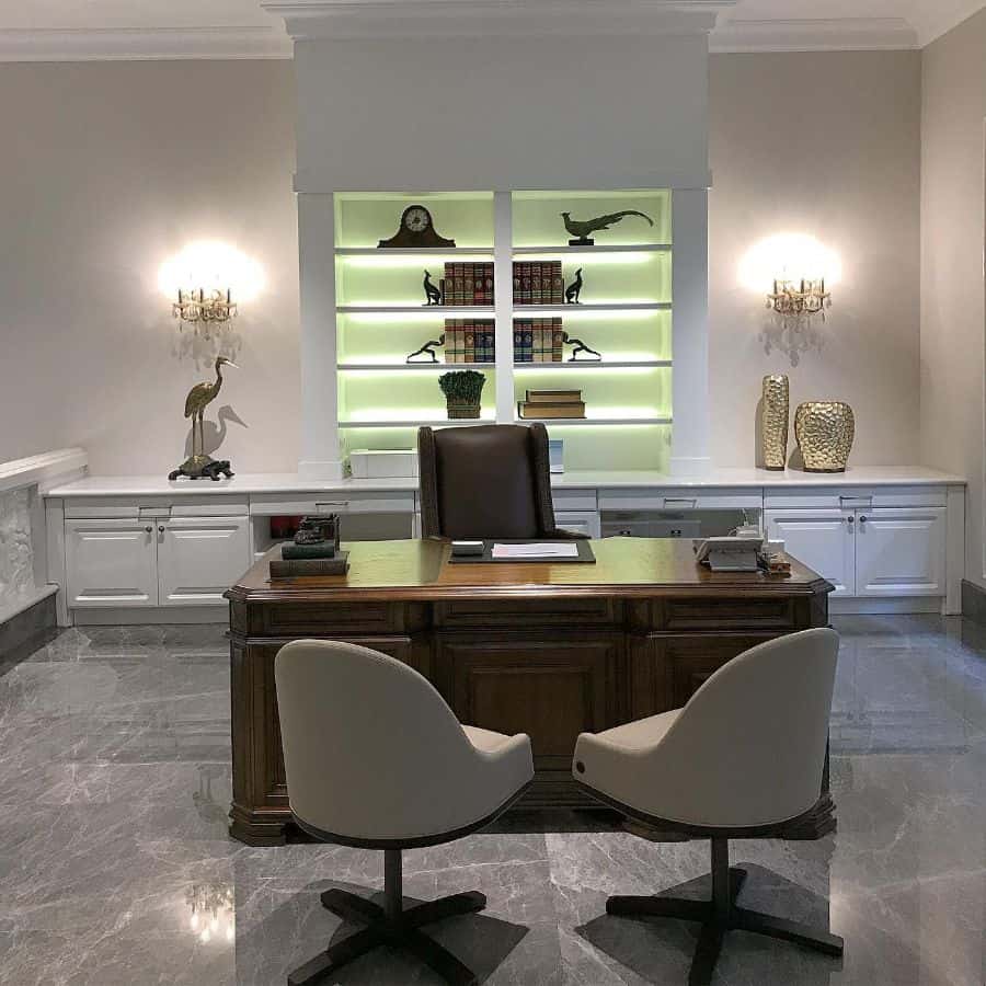 elegant modern luxury study