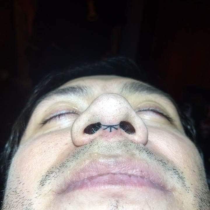 Tribal Face Nose Tattoo 12 primo_juan_