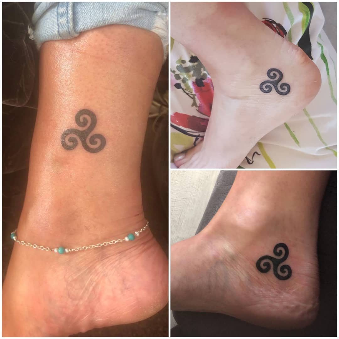 Small Triskelion Tattoos