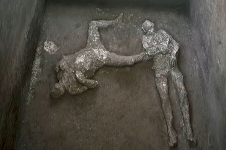 Two Victims of Vesuvius Eruption Found in Pompeii