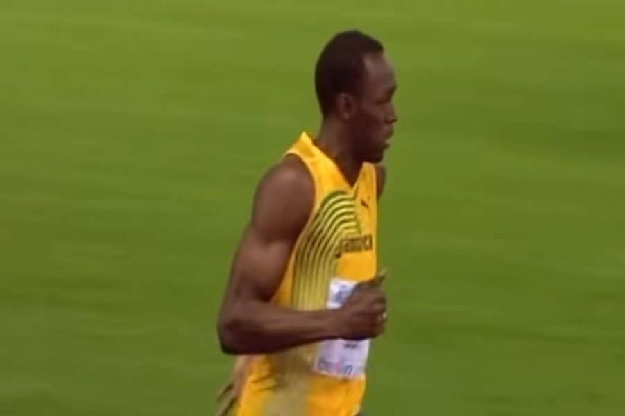 Usain Bolt new 100m world record