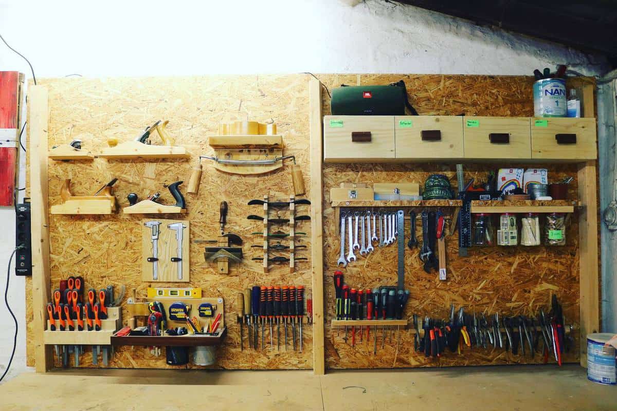Wall Tool Storage Ideas -hobbysnedkeren