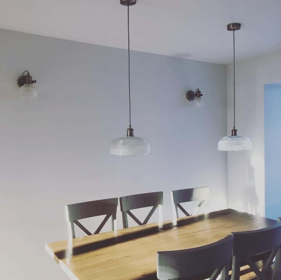 dining room table and chairs pendant lights sconces lights