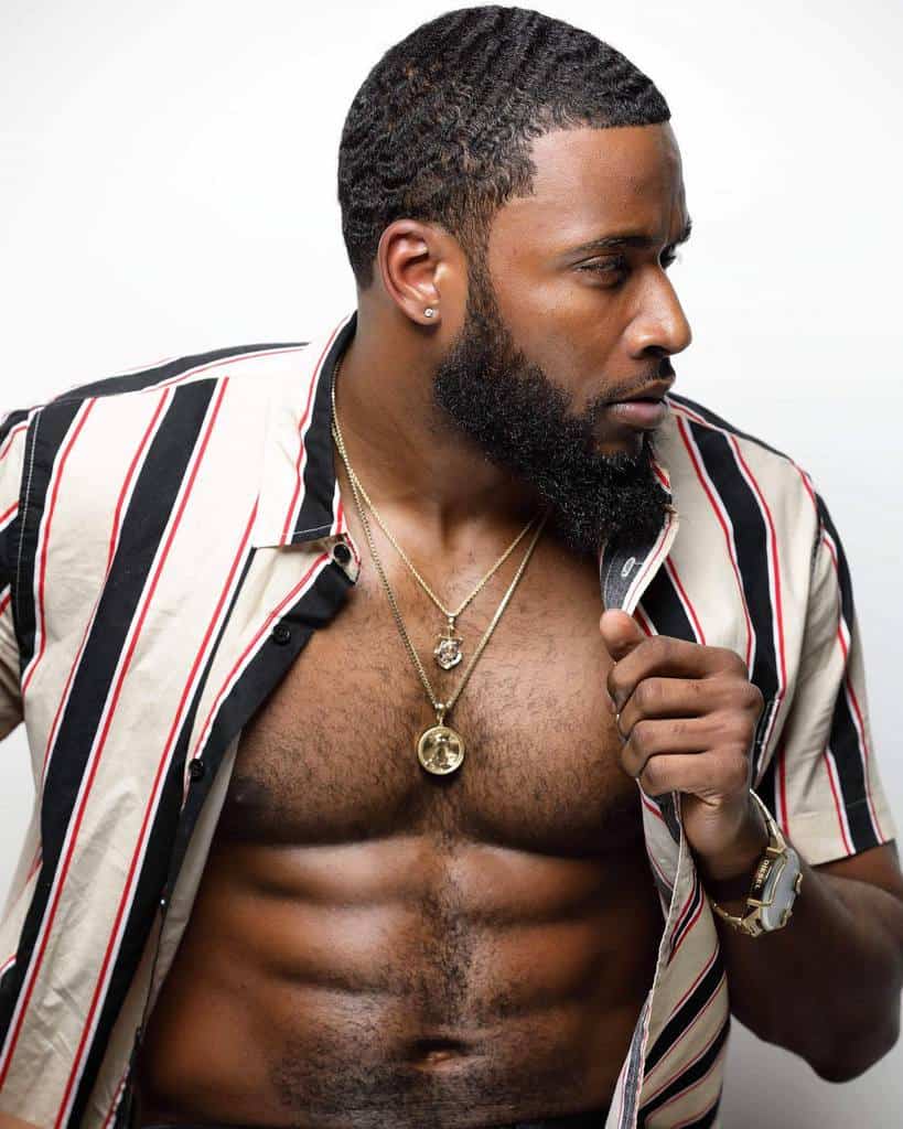 Wave With Medium Fade Haircut