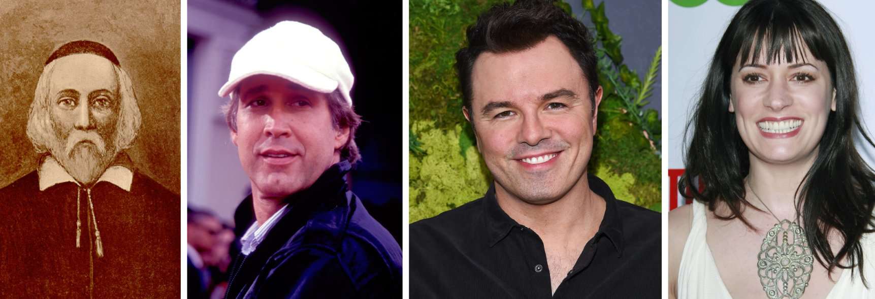 William Brewster and Chevy Chase, Seth Macfarlane, and Paget Brewster