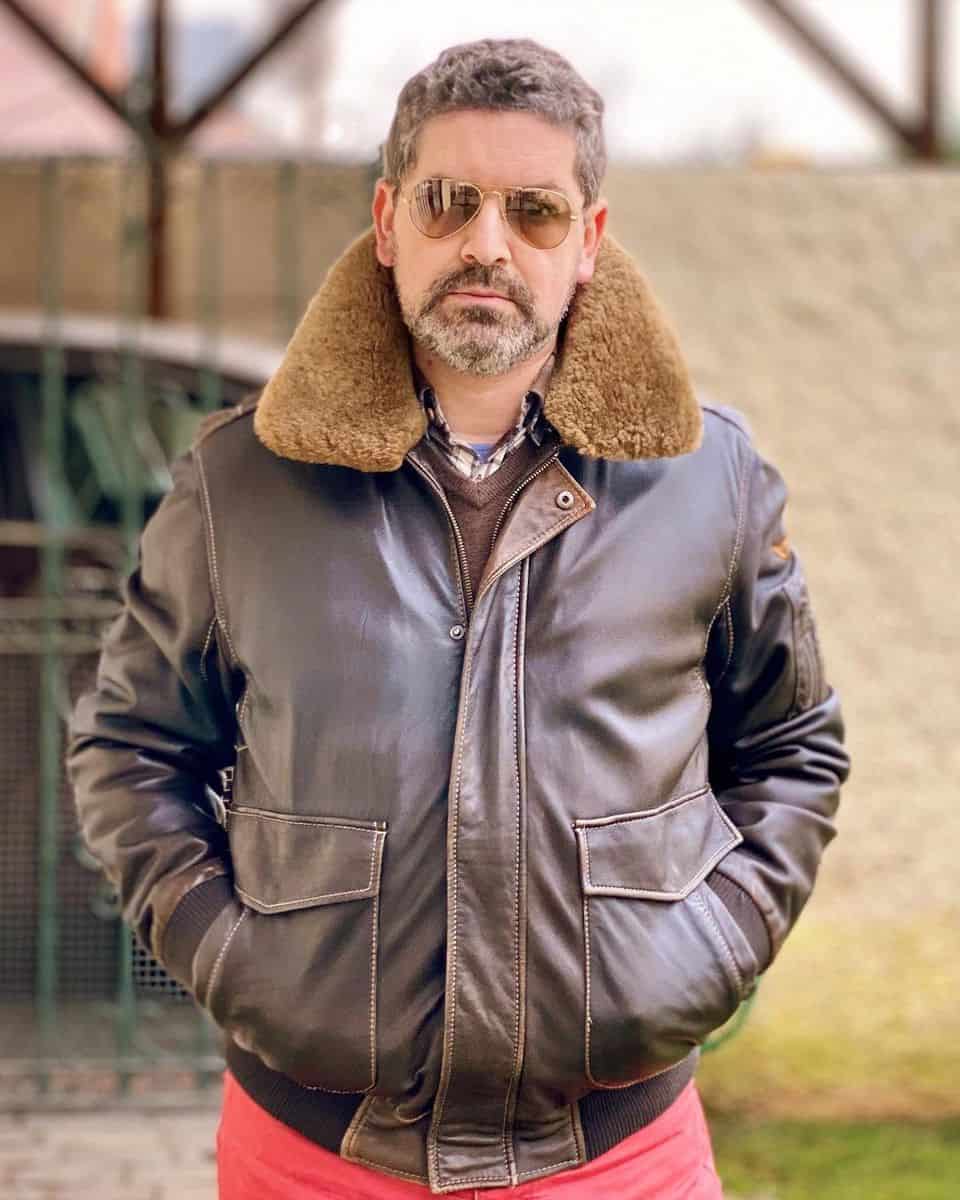 Winter Leather Jacket Styles -thestyleisnotenough