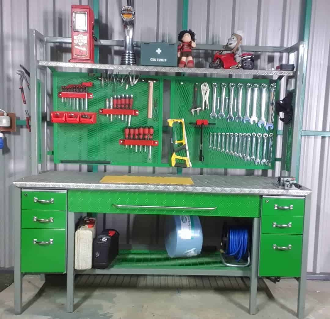 Workbench Tool Storage Ideas -hughes_metalwork