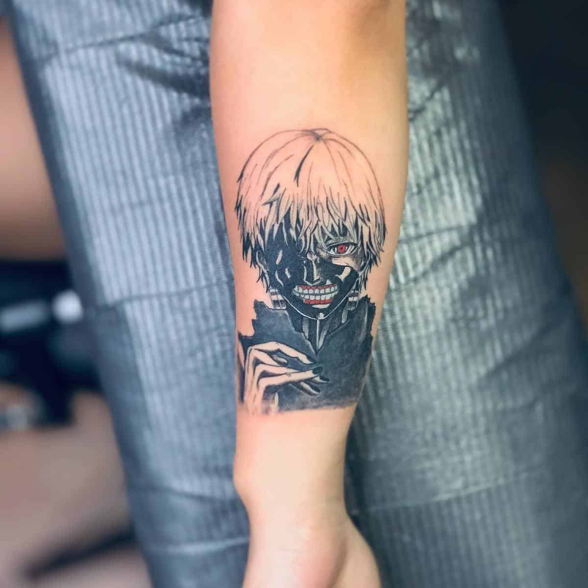 Wrist Tokyo Ghoul Tattoo