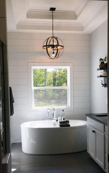 Above Bathtub Bathroom Trey Ceiling Ideas