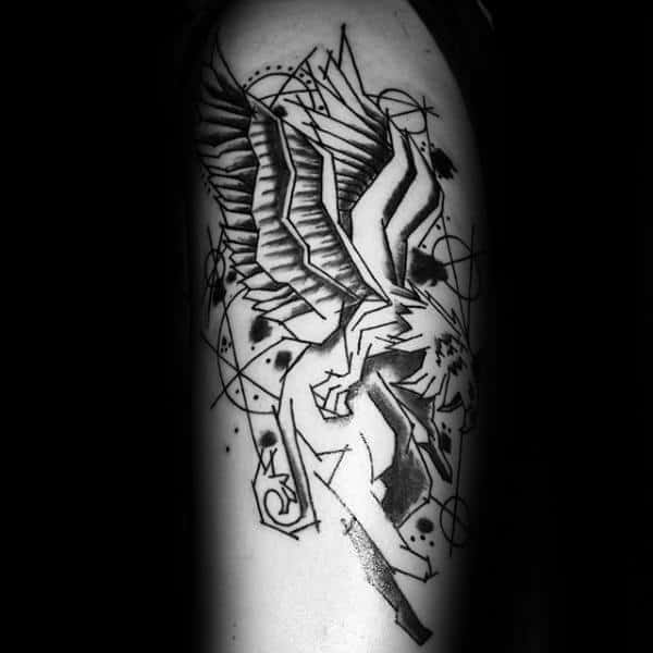 Abstract Griffin Guys Arms Tattoos
