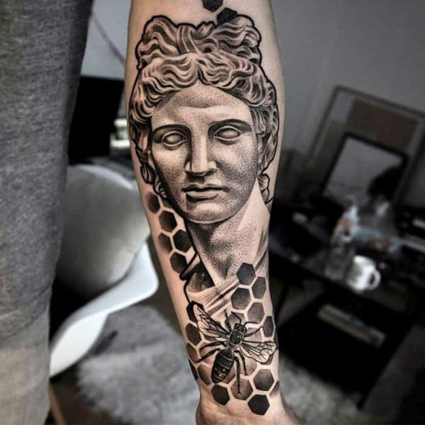 Abstract Inner Forearm Tattoos For Guys