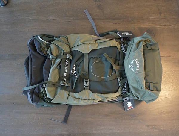 Adirondack Green Osprey Aether Ag 85 Review Front