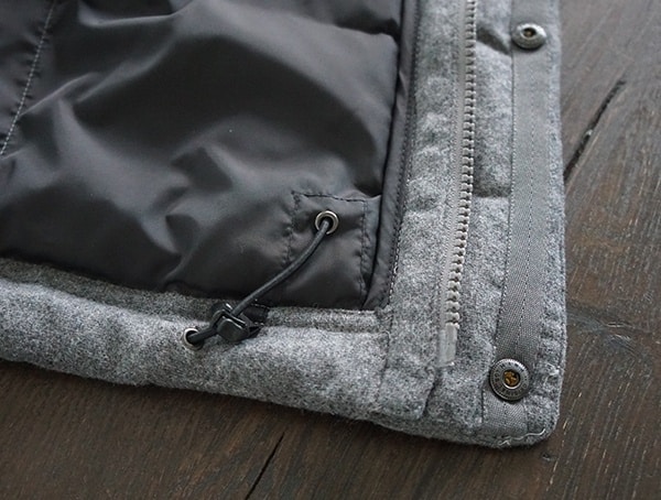 Adjustable Hem Nau Utility Wool Down Winter Fall Mens Jackets