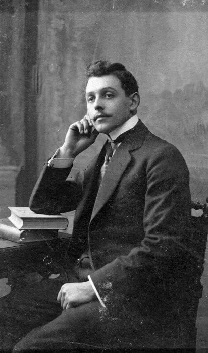 Aged 1920s Man With Cool Traditional Hairstyle