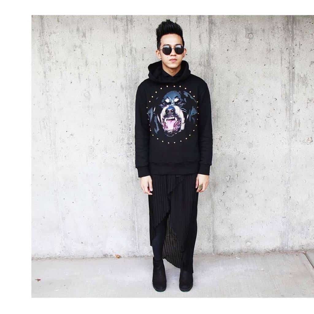 All Black Grunge Outfit