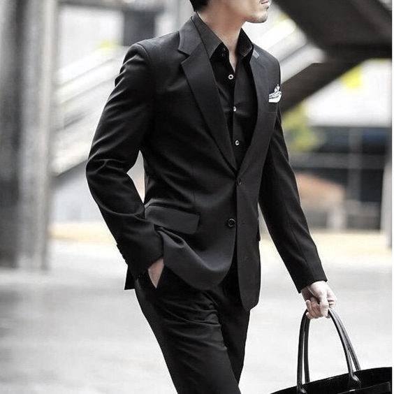 All Black Outfits Mens Business Fashion Stles