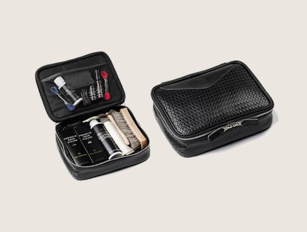 Allen Edmonds Woven Leather Shoe Shine Kit For Men