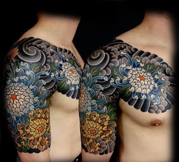 Alluring Japanese Sleeve Tattoo For Guys