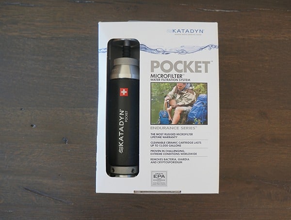 Aluminum Stainless Steel Silicone And Ceramic Katadyn Pocket Backpacking Water Filter