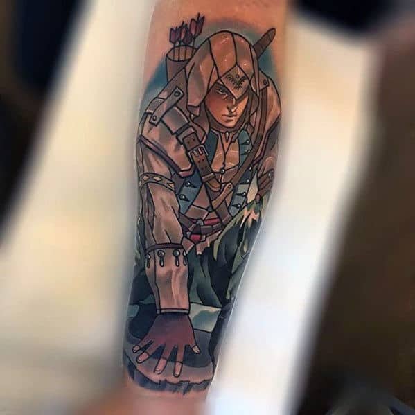 Amazing Assassins Creed Male Tattoo Ideas
