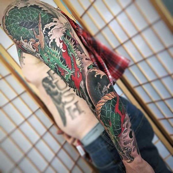 Amazing Japanese Sleeve Tattoo For Men