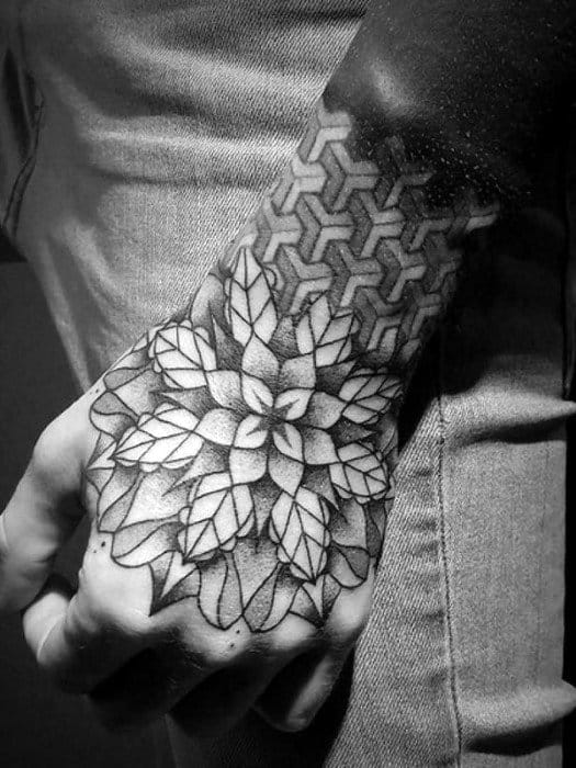 Amazing Mens Mandala Tattoo Designs On Hand