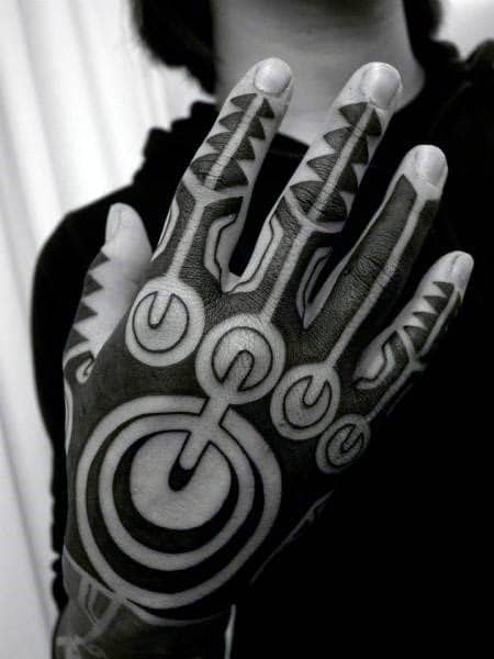 Amazing Mens Tribal Handed To Design Ideas