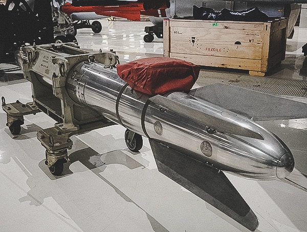 Amazing Polished Military Bomb With Parachute