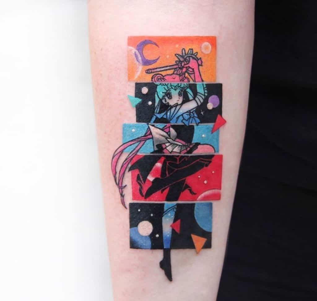 Amazing Sailor Moon Tattoo