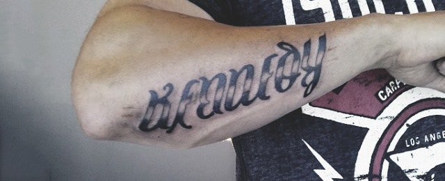 Ambigram Tattoos For Men
