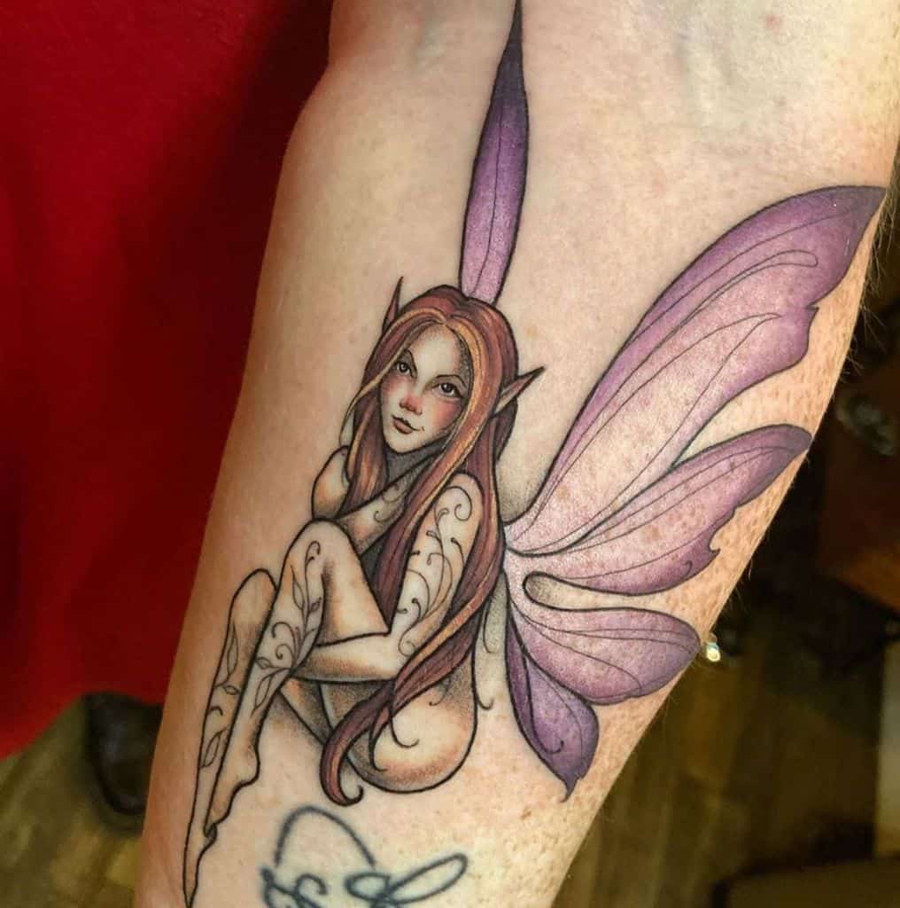 Amityville Color Fairy Tattoo