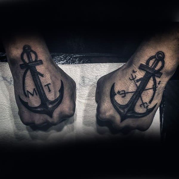 Anchors Insane Hand Tattoos For Guys