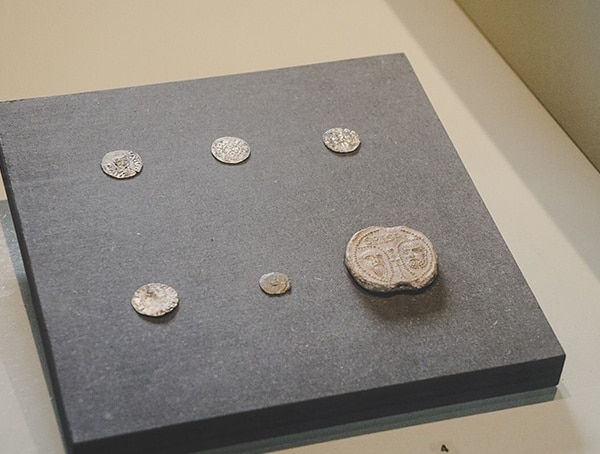 Ancient Coins Tickets Colosseum Rome Italy