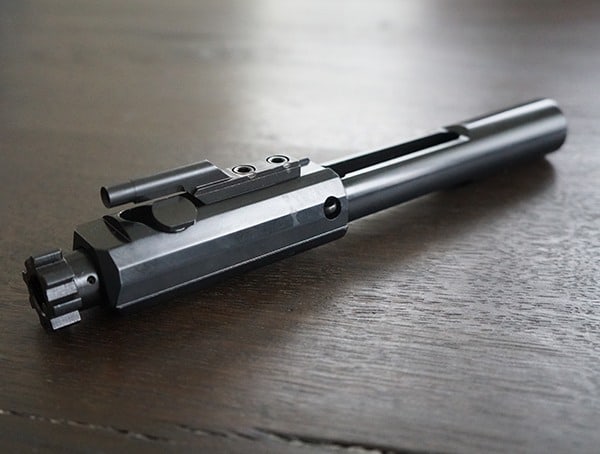 Angle View Faxon Firearms 308 Full Mass Bolt Carrier Group Complete Nitride