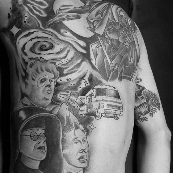 Anime Themed Gundam Mens Tattoo Designs Full Back