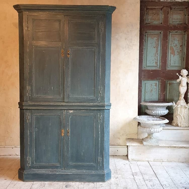 antique decor corner storage cabinet 