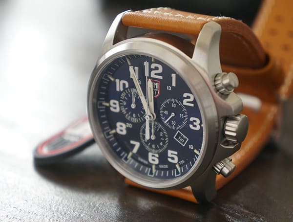 Antireflective Sapphite Crystal Watch Front Luminox Atacama Field Chronograph