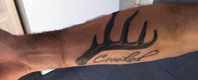 Antler Tattoo Designs For Men
