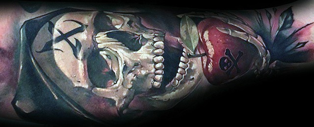 Apple Tattoo Designs For Men