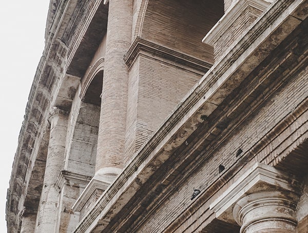 Arch Close Up Stone Detail Colosseum