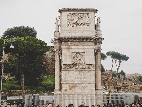 Arch Of Constantine Side View
