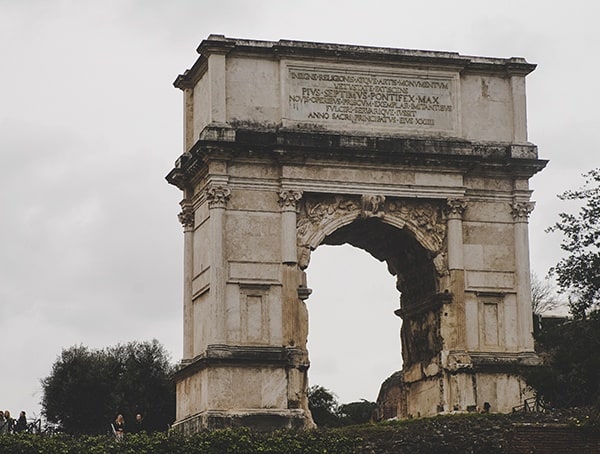 Arch Of Septimius Severus Roman Forum Rome Italy
