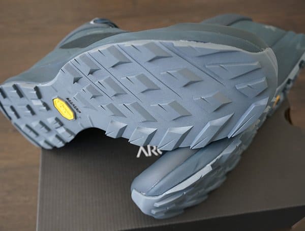 Arcteryx Aerios Fl Mid Gtx Shoes For Men With Vibram Megagrip Outsole