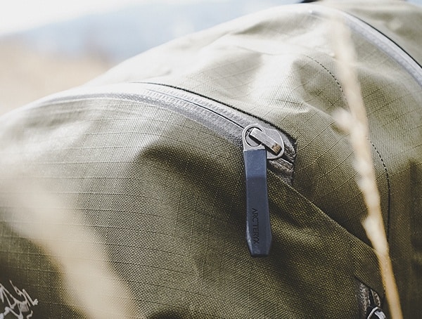 Arcteryx Granville 16 Zip Backpack Review Zipper Detail